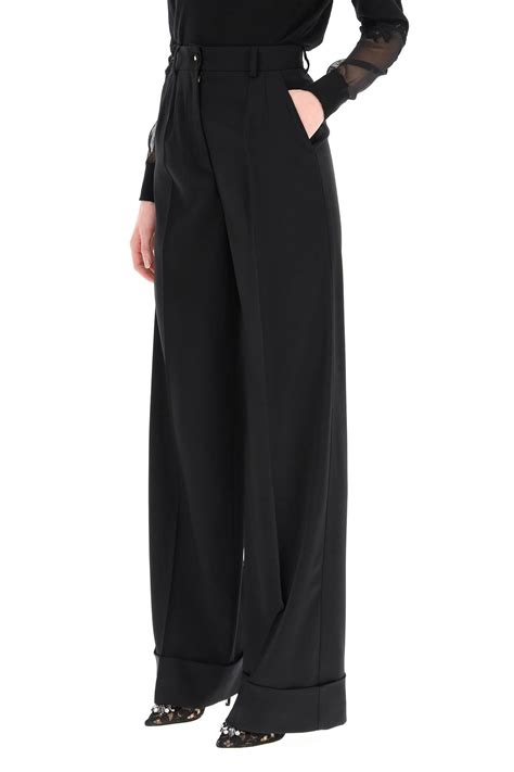 dolce gabbana pantaloni donna|Dolce & Gabbana Pants for Women .